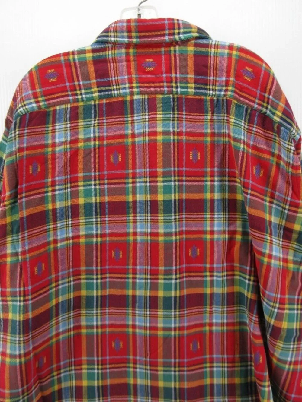 Polo Ralph Lauren Shirt 3XB Button Up Flannel Southwestern Tartan Lined